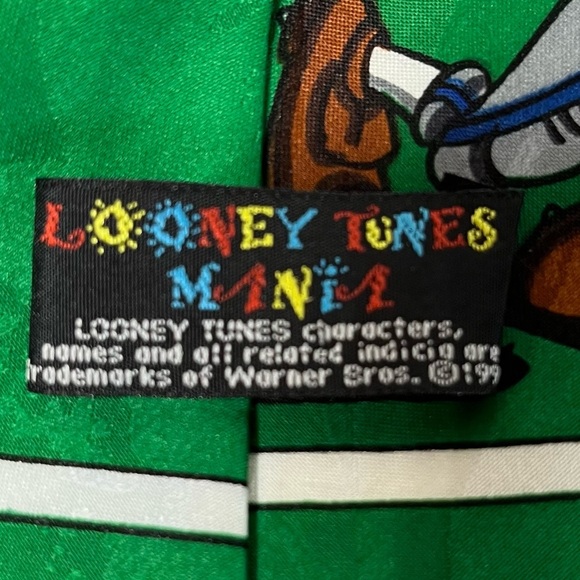 Loonie Tunes Mania Cartoon Character Tie. Vintage - Picture 5 of 5